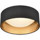 Rosata LED 12 inch Burnished Gold Indoor Flushmount Ceiling Light